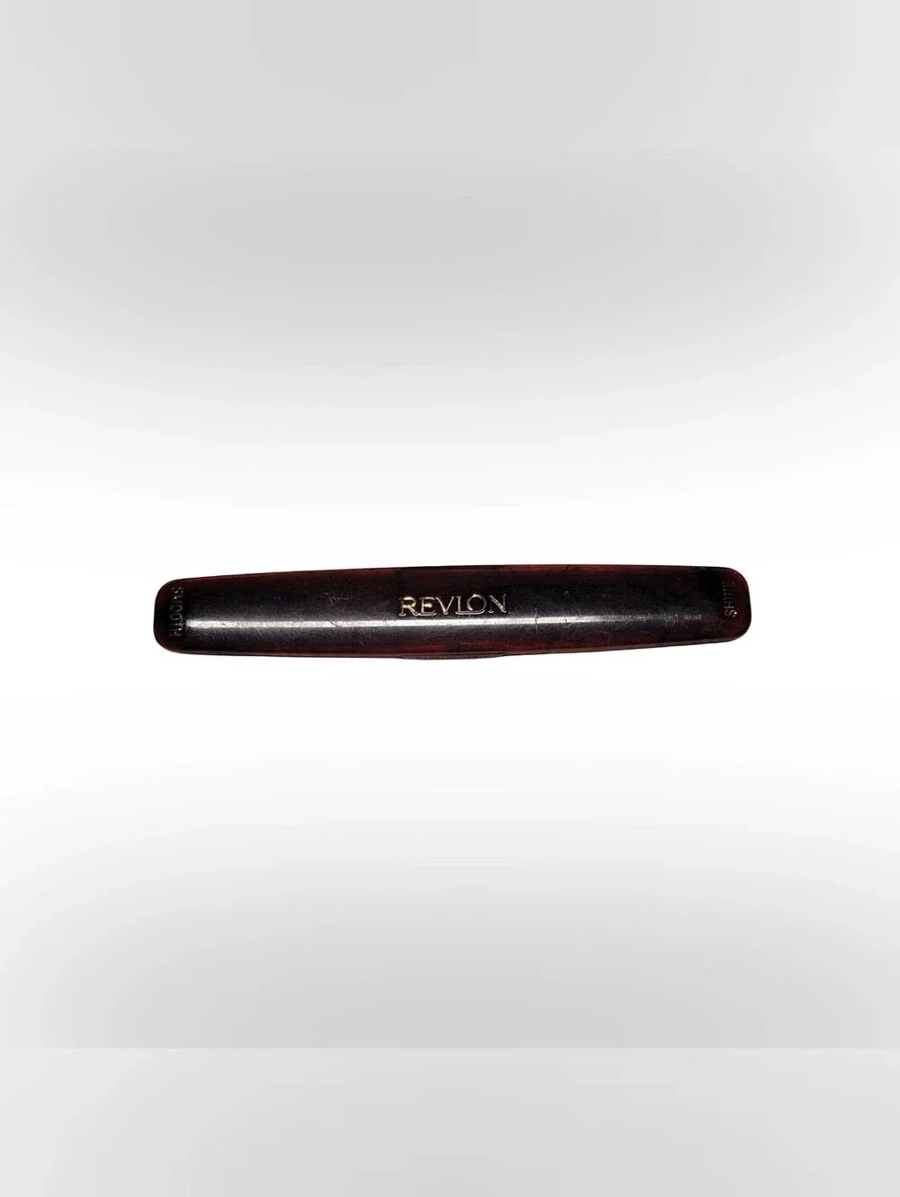 Vintage 90s /2000s Revlon Faux Tortoise Shell Nail Buffer / Polishing Bar